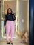 Camisa Manga Longa em Crepe com Tule - loja online