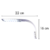 LUMINARIA LED SOMA X5 BRANCA(8W) LED BRANCO/AZUL AUTOVOLT - AQUARIOZ SHOP