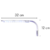 LUMINARIA LED SOMA X12 BRANCA(12W) LED BRANCO/AZUL AUTOVOLT - AQUARIOZ SHOP