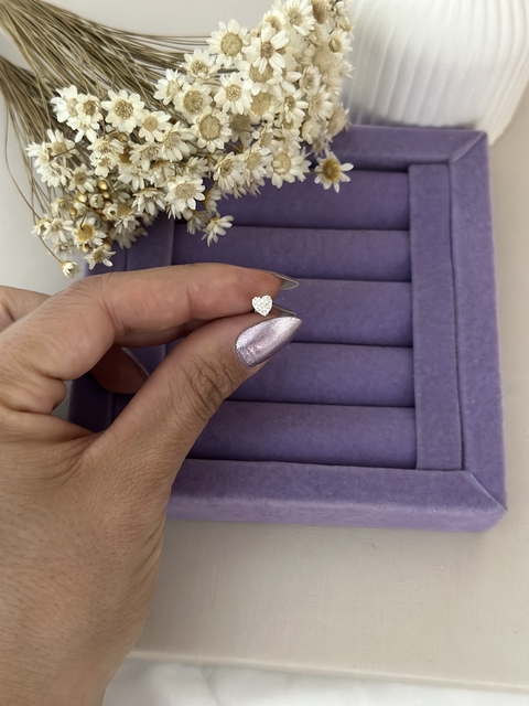 Piercing Haste Coração Cravejado 5mm - comprar online