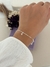 Pulseira Elos Grumet com Pingentes de Zircônia Rosa na internet