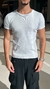 Camiseta Canelada Slim