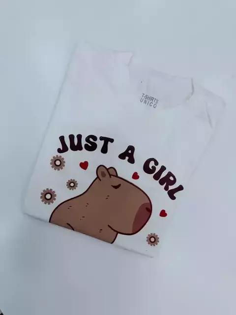Tshirt Algodao Capivara