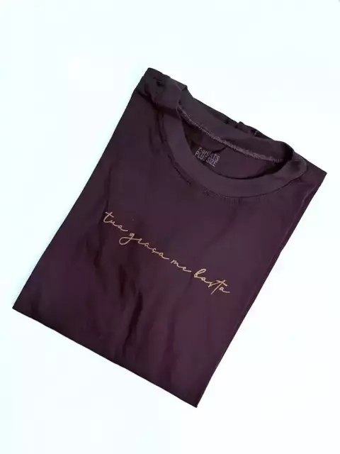 Tshirt Plus Em Tua Graça Me Basta