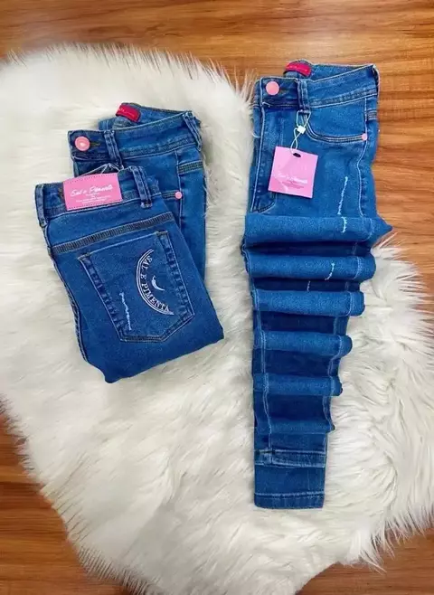 Calça Jeans Sal E Pimenta Escura