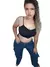 Calça Cargo 4 Bolsos Jeans Escuro - MARIAS MODA