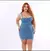 Vestido Jeans Plus Size Elastano