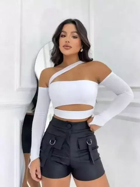 Cropped Gringa Manga Sulplex