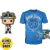 Box Funko Pop Back To the Future - Doc with Helmet + Camiseta Tee Bundle *M*
