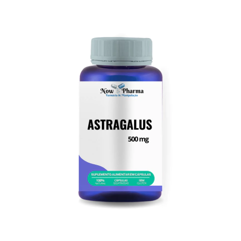 Astragalus 500mg 60 Capsulas Manipulado Now Pharma
