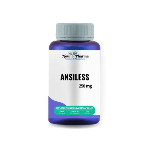 Ansiless 250mg 30 Capsulas Ansiedade Insonia - Now Pharma