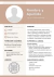 CV Moderno Primer Trabajo en internet