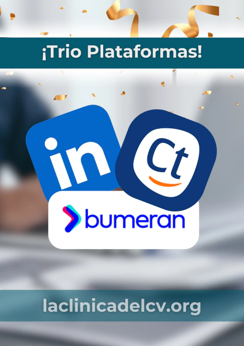 COMBO TRIO PLATAFORMAS: Optimización de LinkedIn + CompuTrabajo + Bumeran + Guia de postulación efectiva - comprar online