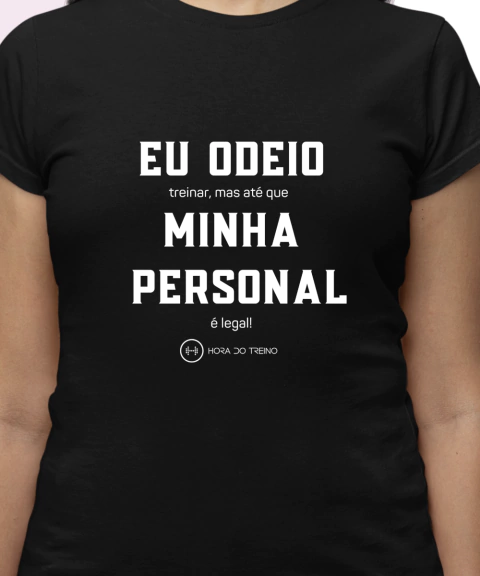 camiseta eu odeio minha personal