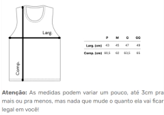 Regata Dryfit Hora do Treino - loja online