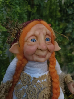 Gnoma vovó - Lunátikas Amiguinhos Mágicos - Compre Duendes, Fadas, Bruxas, Gnomos, Magos e Seres Místicos artesanais