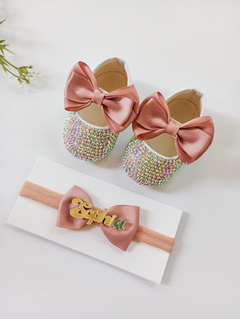 Kit Meu rosé personalizado - Sapatinho e Laço - comprar online
