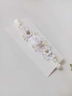 Headband Letícia luxinho trançada Flores