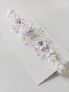 Headband Letícia luxinho trançada Flores - comprar online