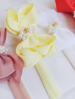 Kit Vic faixinhas bordadas pérolas strass - loja online