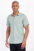 Camisa trio de fibras manga curta verde na internet