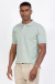 Camisa polo piquet confort básica verde claro na internet