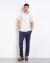 Camisa polo italiana tricot classic off white - comprar online