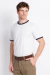 Camiseta contrast fit off white - comprar online