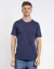 Camiseta básica em algodão azul marinho