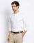 Camiseta henley canelada manga longa off white na internet
