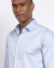 Camisa cetim algodão com elastano manga longa azul claro na internet