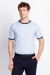 Camiseta contrast fit azul claro - Vitta