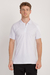 Polo texturizada branco