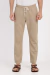 Calça pier casual em linho e algodão caqui na internet