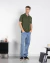 Polo prime piquet pima verde militar na internet
