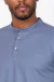 Camiseta henley piquet prime azul jeans na internet