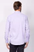 Camisa social manga longa regular 100% algodão lilás - loja online