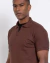 Camisa polo italiana tricot classic marrom - Vitta