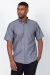 Camisa mc oxfordine regular chumbo - loja online