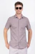Camisa fio flame manga curta marrom - comprar online
