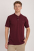 Camiseta henley piquet prime marsala na internet