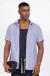 Camisa fio flame manga curta azul marinho - comprar online