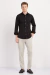 Camisa em malha 100% algodão preto
