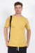 Camiseta básica em algodão amarelo - loja online