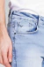Calça jeans signature mid fit claro na internet