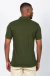 Polo piquet confort com detalhes verde musgo - loja online