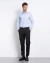 Camisa oxfordine slim manga longa azul claro - Vitta