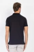 Polo piquet mix natural preto - loja online