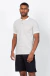 Polo piquet linho listrada preto - comprar online