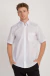 Camisa mc oxfordine regular branco - loja online